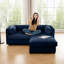 Élégant 2 avec rangement, chenille bleue et compartiment fonctionnel luxueux, couleur pour l'élégance-121094153-121094146-121094150