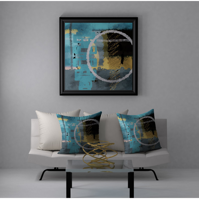 Housse de coussin décoratif carrée Genius, 24 po x 24 po
