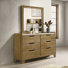 Commode 6 tiroirs avec miroir Mott