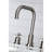 Kingston Brass Millennium Two-Handle 3-Hole Deck Mount Widespread Bathroom Faucet with Brass Pop-Up Drain-45018107