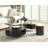 Milivoje Glass Top Coffee Table-1399856906