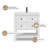 Daum Sharee 30" Freestanding Single Bathroom Vanity Set with Sink Top, Faucet, Painted Surface, 2 Deep Drawers-902127510