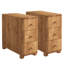 3-Drawer Solid Wood Nightstand-1541031013