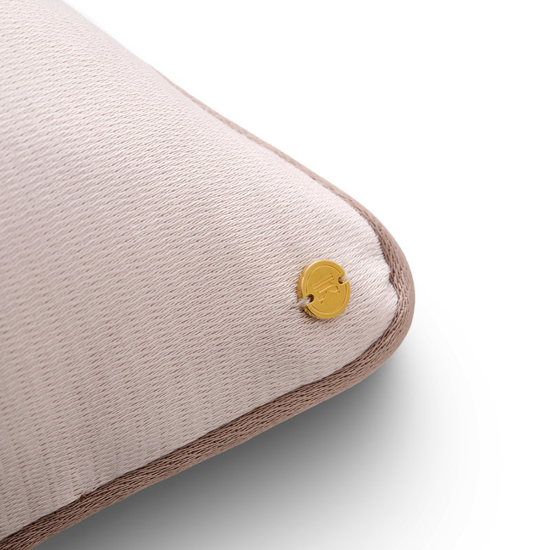 Silk Road Solid Kutnu Pillow, Stone