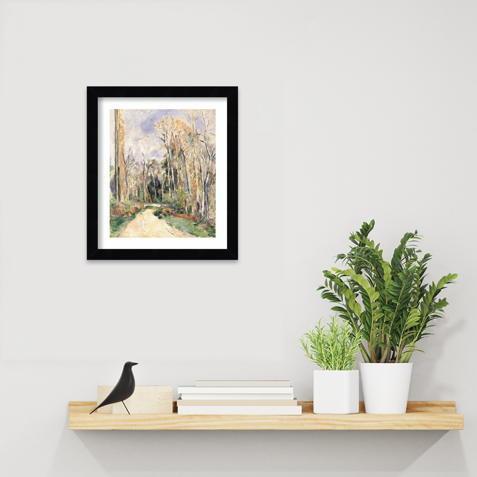 Lark Manor Path at the Entrance of the Forest by Paul Cezanne Wood