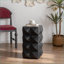 Table basse en relief 3D rétro - Panneau de fibres à densité moyenne et amp; Dessus en sapin, sans assemblage, charge de 220 lb pour le salon-1285646630