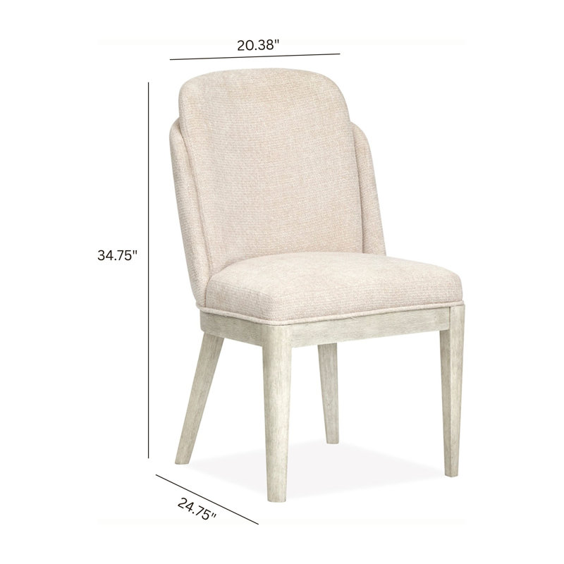 Chaise d'hôte rembourrée Rigsby