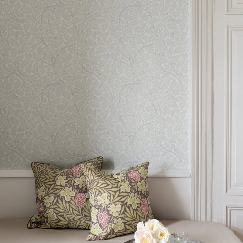 Alexavia Oak Tree Leaf 10.05m x 53cm Wallpaper Roll, Multicolor Cream