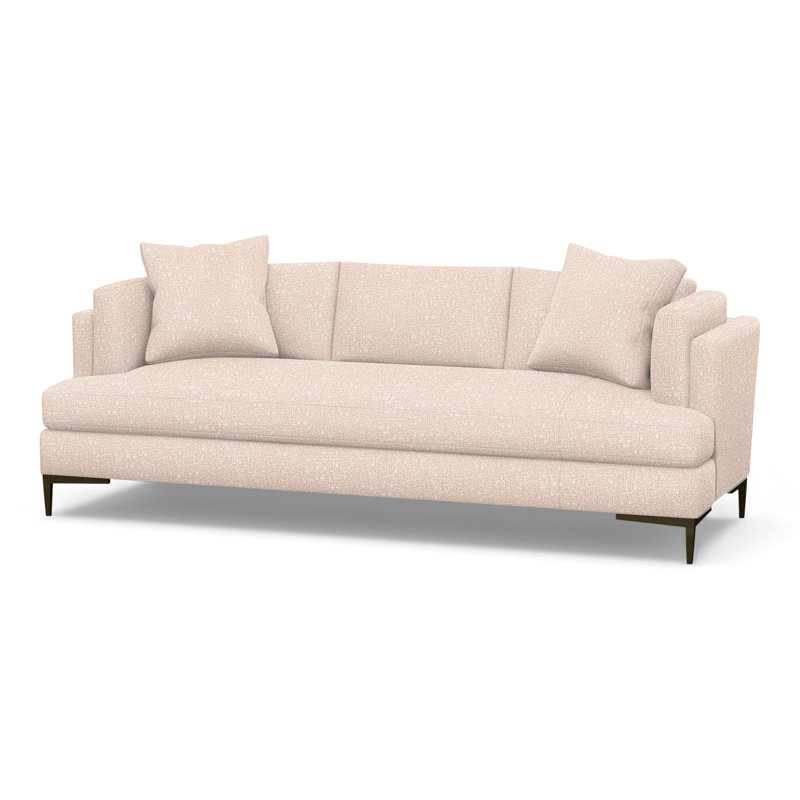 Aiden Upholstered 90.5'' Sofa, Antique Bronze, Perigold In The Loop Shell