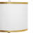 Jahsun 27‘’ Modern White/ Gold USB Table Lamps with LED Bulbs (Set of 2)
