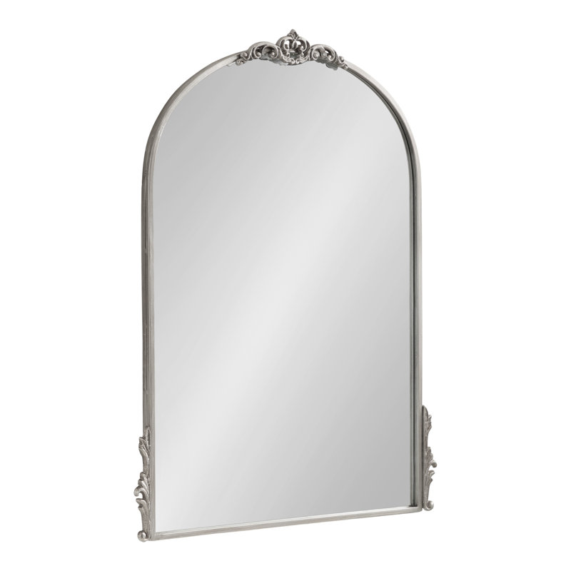Christany Metal Mirror, Silver, 32.5" x 24.5"