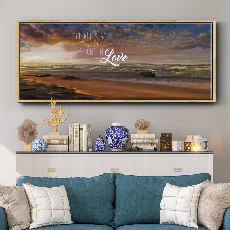 Be Done In Love- Framed Canvas