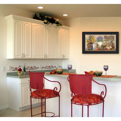 "Antique Kitchen", reproduction d'art encadrée pour décoration de salon, de chambre à coucher et de maison de campagne par Ed Wargo