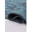 Rapture Teal Blue Abstract Luxury Area Rug-68901383