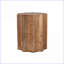Table basse martelée en cuivre et métal, base en forme de cloche peu encombrante, sans assemblage pour la chambre à coucher du salon