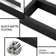 4 - Piece Bathroom Hardware Set Towel Bar Set with Toilet Paper Holder 2 in 1 Towel Hooks
