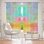 Rideau simple occultant et isolant avec passe-tringle Pastel Fields