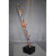 Statue de saxophone Graffiti Modern Art en résine - décor d'inspiration musicale Kingsland, 15 po x 9 po x H 29 po