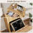 Tilted Laundry Basket Cabinet