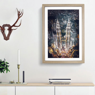 Petronas Towers in Kuala Lumpur - Picture Frame Graphic Art Print