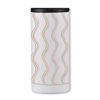 Modern Wavy Stripes 12 oz. Beverage Sleeve