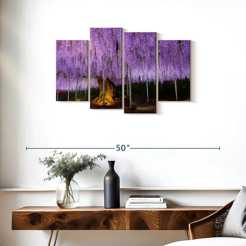 Harnek Wisteria mauve élégant, H 22 po x l 36 po