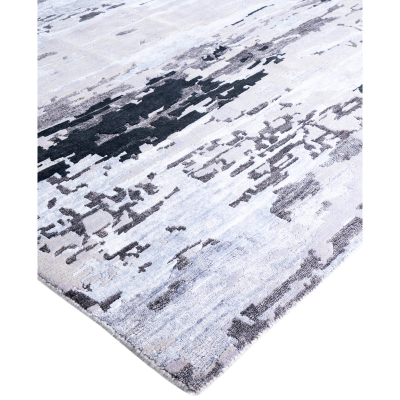Overdyed One-of-a-Kind Rectangle 8' X 9' 10" Hand Knotted Area Rug