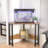 Danielys Corner Metal Base Writing Desk with Power Outlet-1180811210
