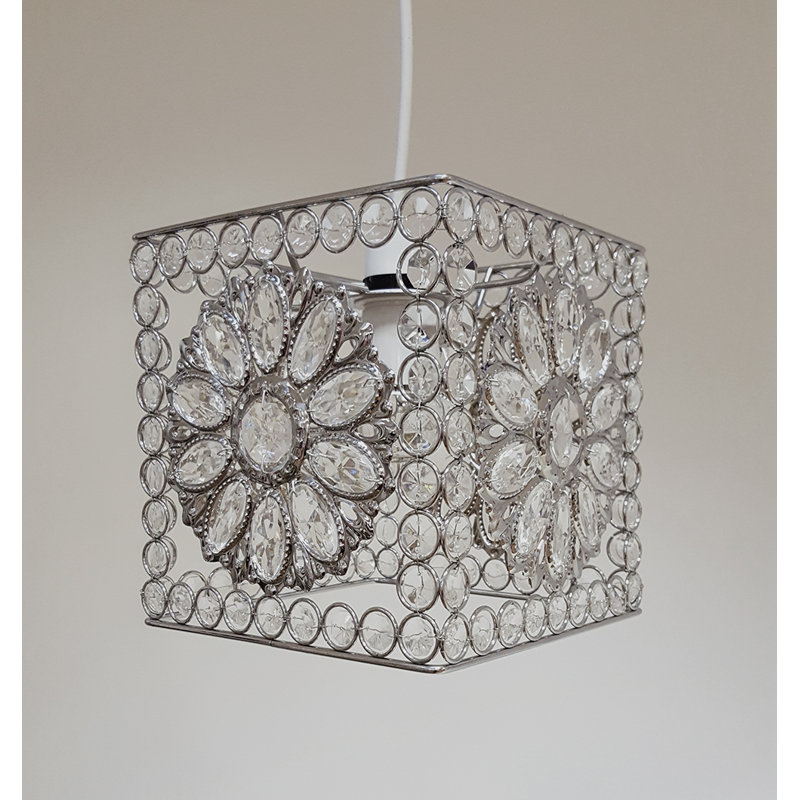 Cauley 1 - Light Clear Chrome Square/Rectangle Pendant