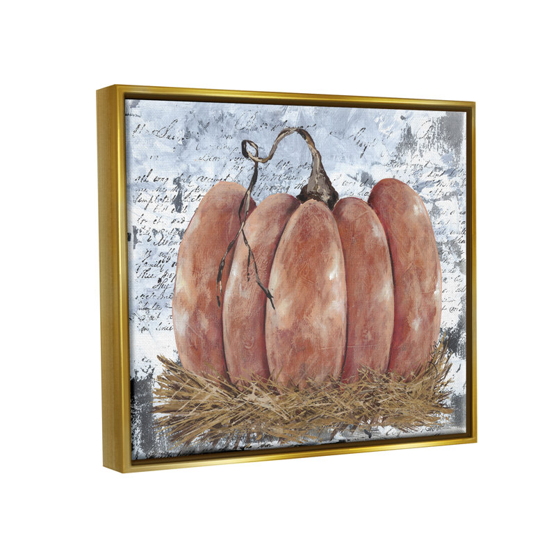 «Stupell Industries®», citrouille abstraite, collage, art giclée par Julie Norkus, H 17 po x l 21 po x P 1,7 po