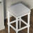 Manchester 31"H Square Bar Stool
