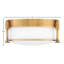 Plafonnier encastré cylindrique simple à 2 lumières 12,5 po Colbin-1782459040