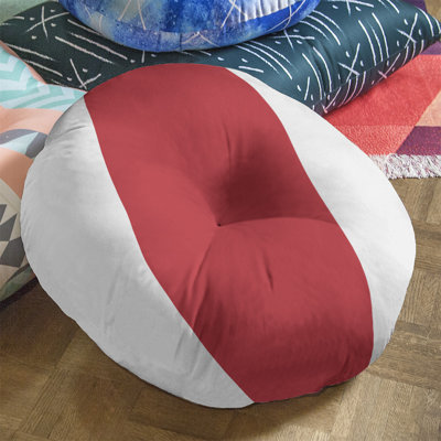 Striped Reversible Throw Pillow