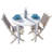 EcoDecor's Oasis Teak Solid Wood Dining Table in Earthy Teak-27059949-27059951