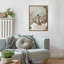 «Whimsical Giraffe Soak» par Hostetter, reproduction d'art sur toile encadrée-165413449