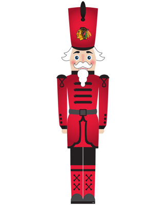 Chicago Blackhawks 46" Nutcracker Leaner