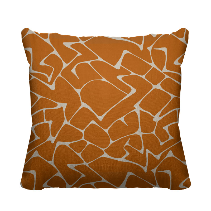 Housse de coussin d'extérieur Huxley, L 15 po x H 15 po, Orange