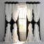 Rideaux occultant pour chambre à coucher - Rideaux de fenêtre transparents à double couche avec obscurcissement et intimité, style princesse chic, 2 panneaux par paquet-832647526-832647572