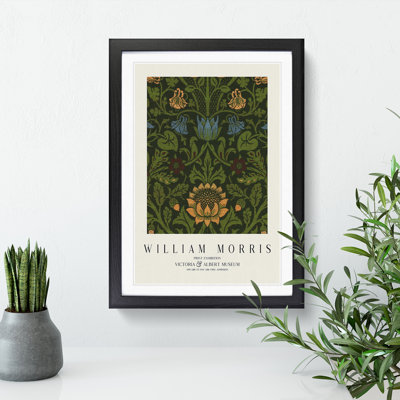 Violet and Columbine Vol.1 by William Morris - Picture Frame Art Prints