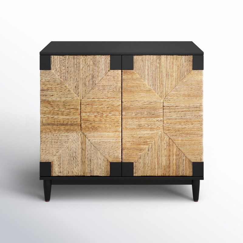 Aleja 2 - Door Nightstand, Black