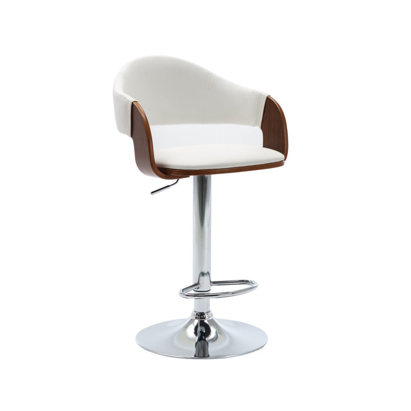 Tabouret de bar Claireville, Blanc
