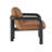 Upholstered Wooden  Leather Accent Chair-114201761