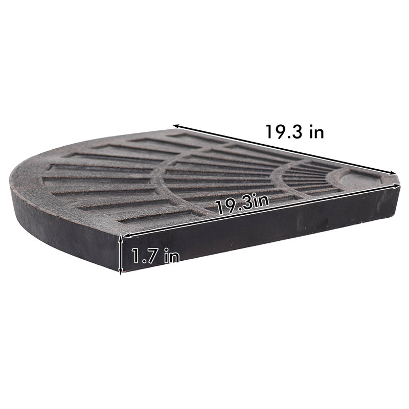 Toile de base en forme de ventilateur 30 livres en résine sundale pour parasol à base croisée, bronze et 1 pièce
