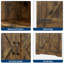  Armoire de coin de 69 po de hauteur avec portes, armoire de rangement de coin à 6 niveaux avec portes, tablette pour salle de bain, armoire de plancher de salle de bain-1491850018