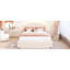 Grand lit plateforme tapissier Teddy