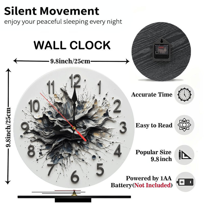 Horloge murale artistique