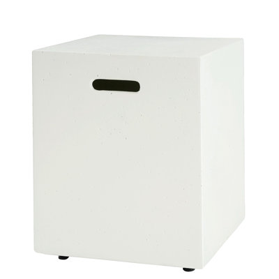 16x20 inch MGO Tank Holder/Side Table, White