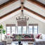 Semiko 6 - Light Dimmable Wagon Wheel Chandelier-454627820