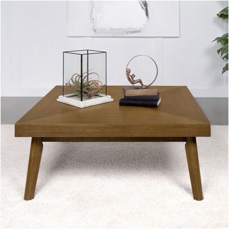 Square Coffee Table, Walnut Brown