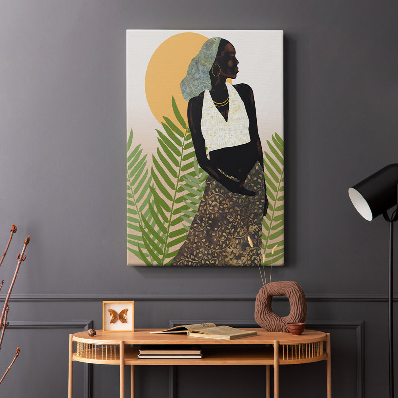 Sa grâce - Cavas enveloppés de galerie, H 18 po x l 12 po